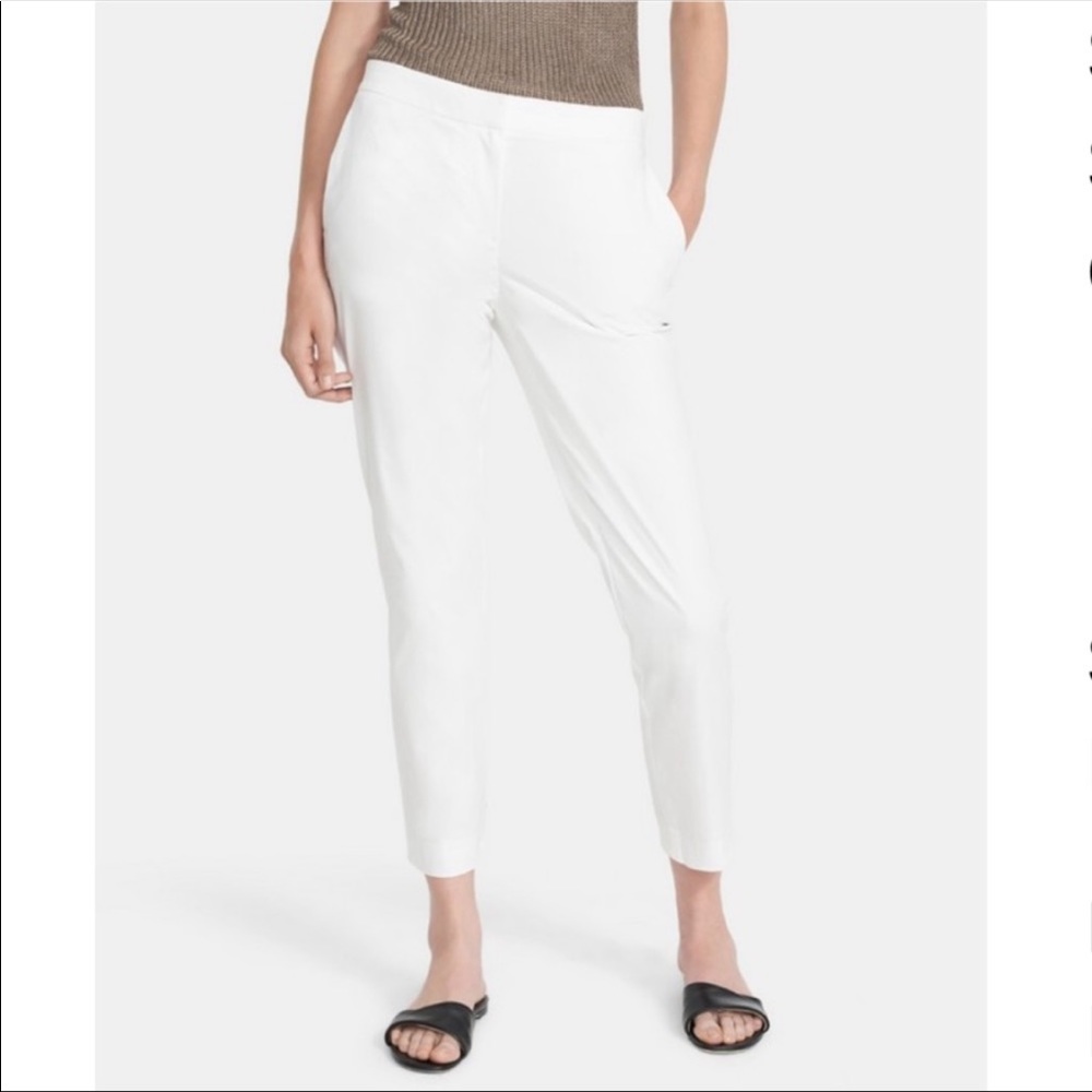 Theory Thaniel Z2 pants white NWT size 0